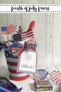 Fourth of July Party Favor Bucket