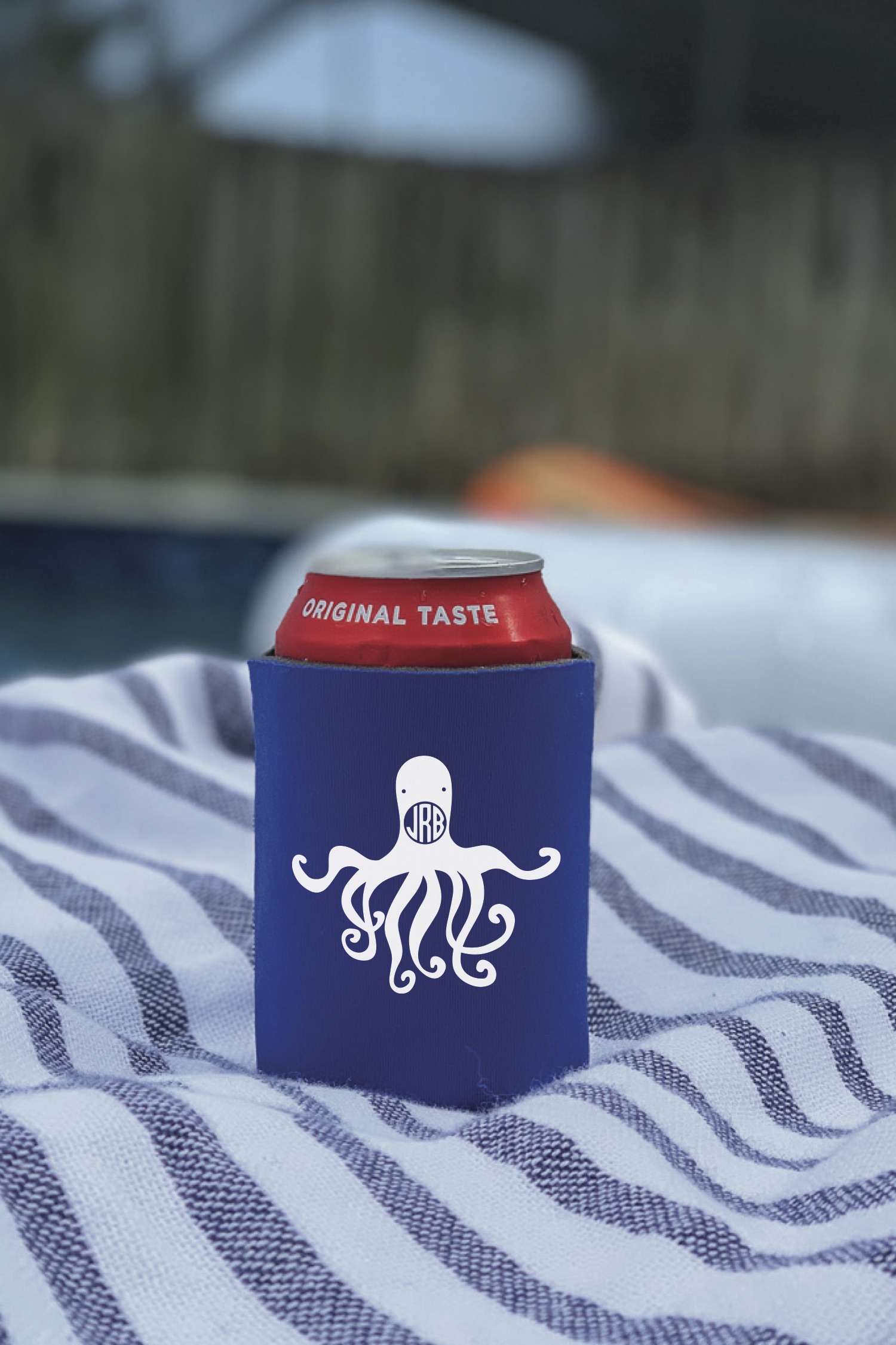 Custom Octopus Can Coozie