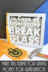 In Case of Emergency Break Glass Gift Frame