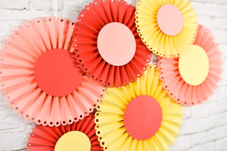 Colorful Paper Rosettes