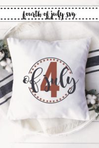 4th of July SVG 4th of July Pillow