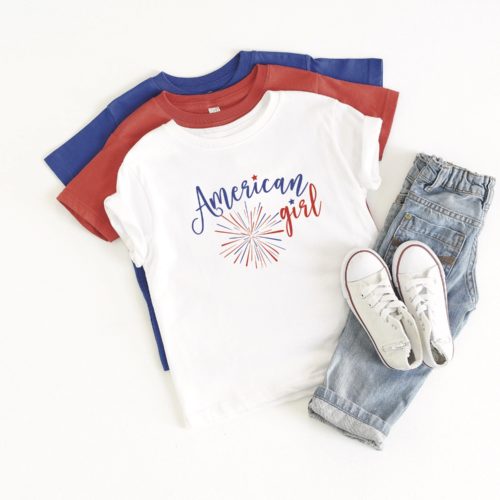 American Girl 4th of July Shirt