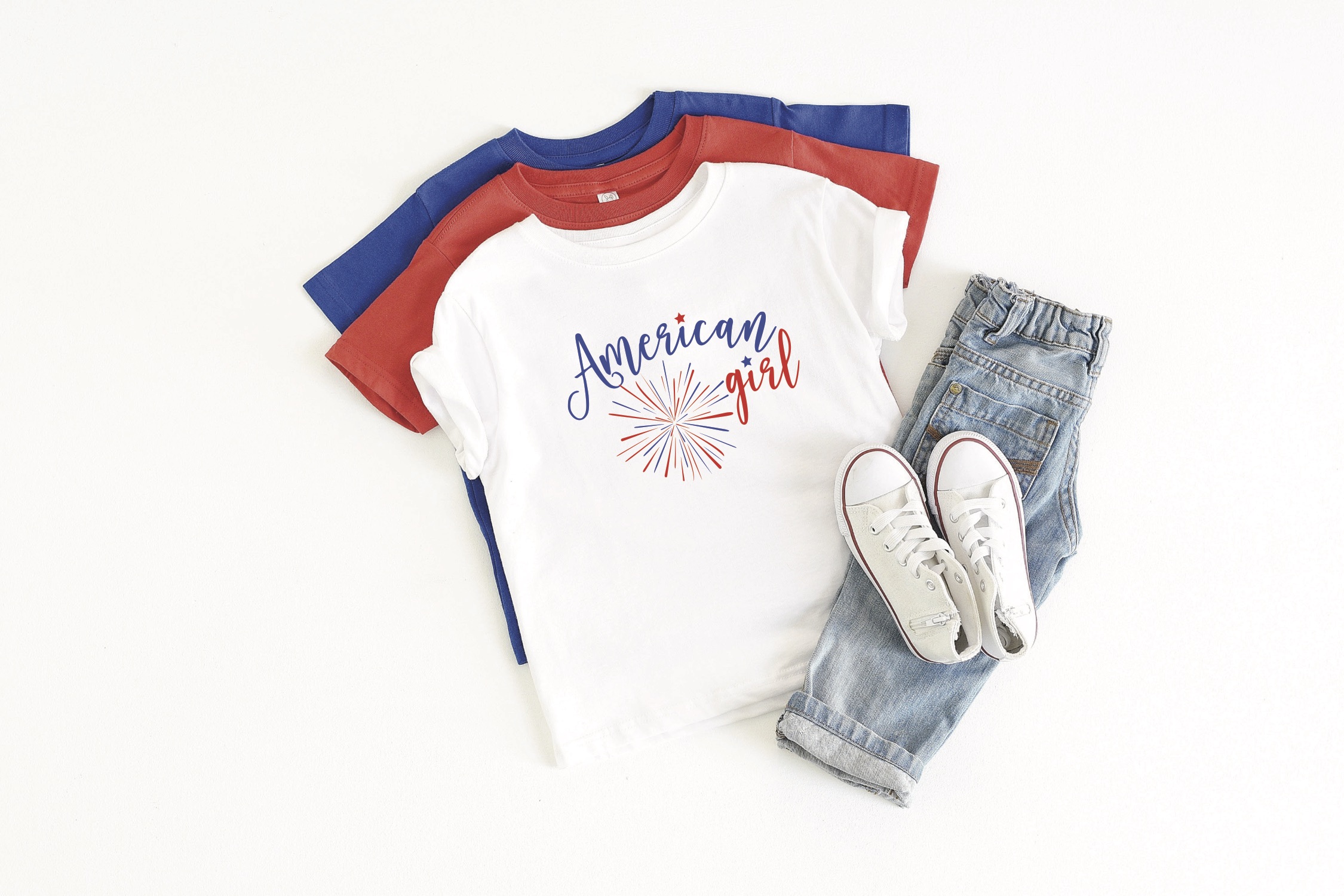 American Girl 4th of July Shirt