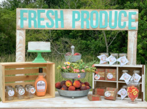 Fresh Produce Party Table