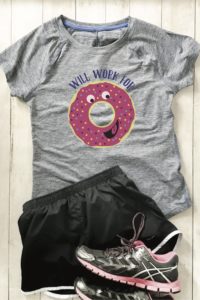 Will work for Donuts Gym Outfit