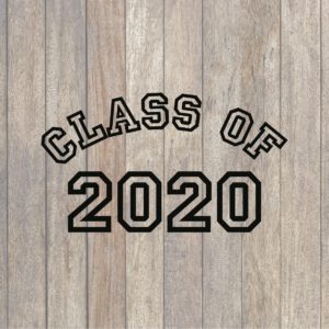 Class of 2020 SVG File