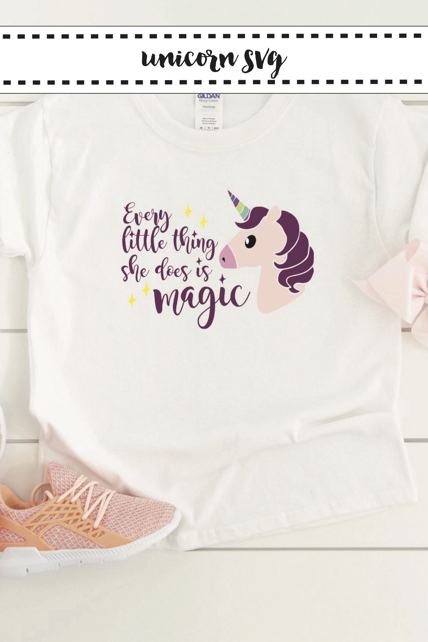 Little Girls Graphic T-Shirt Unicorn
