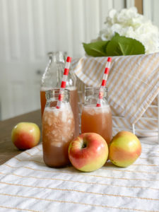 Fall Table Apple Cider Jars