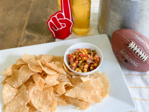 Corn Salsa Corn Chips Football