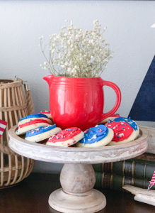 Red and White Cookies