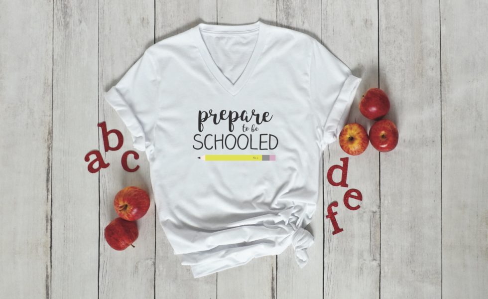 Teacher T-Shirt Apples