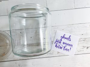 Halloween Candy Jar DIY