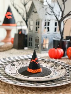 Witch Hat Halloween Place Setting