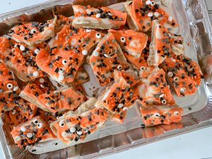 Halloween Cracker Toffee