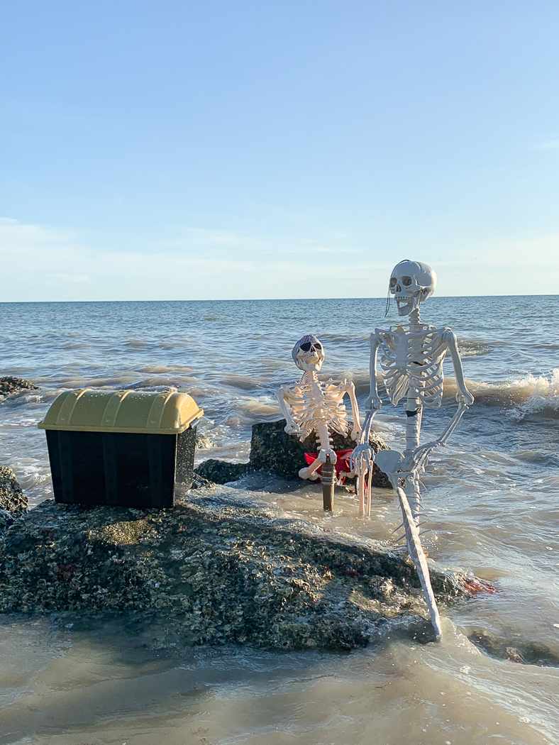 Mermaid Skeleton Pirate Skeleton Beach