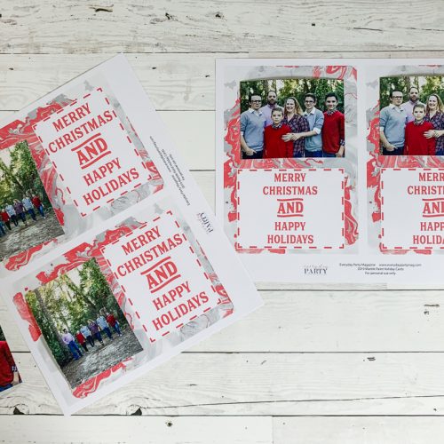 Printable Photo Christmas Cards