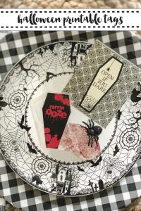 Halloween Dinner Party Place Setting