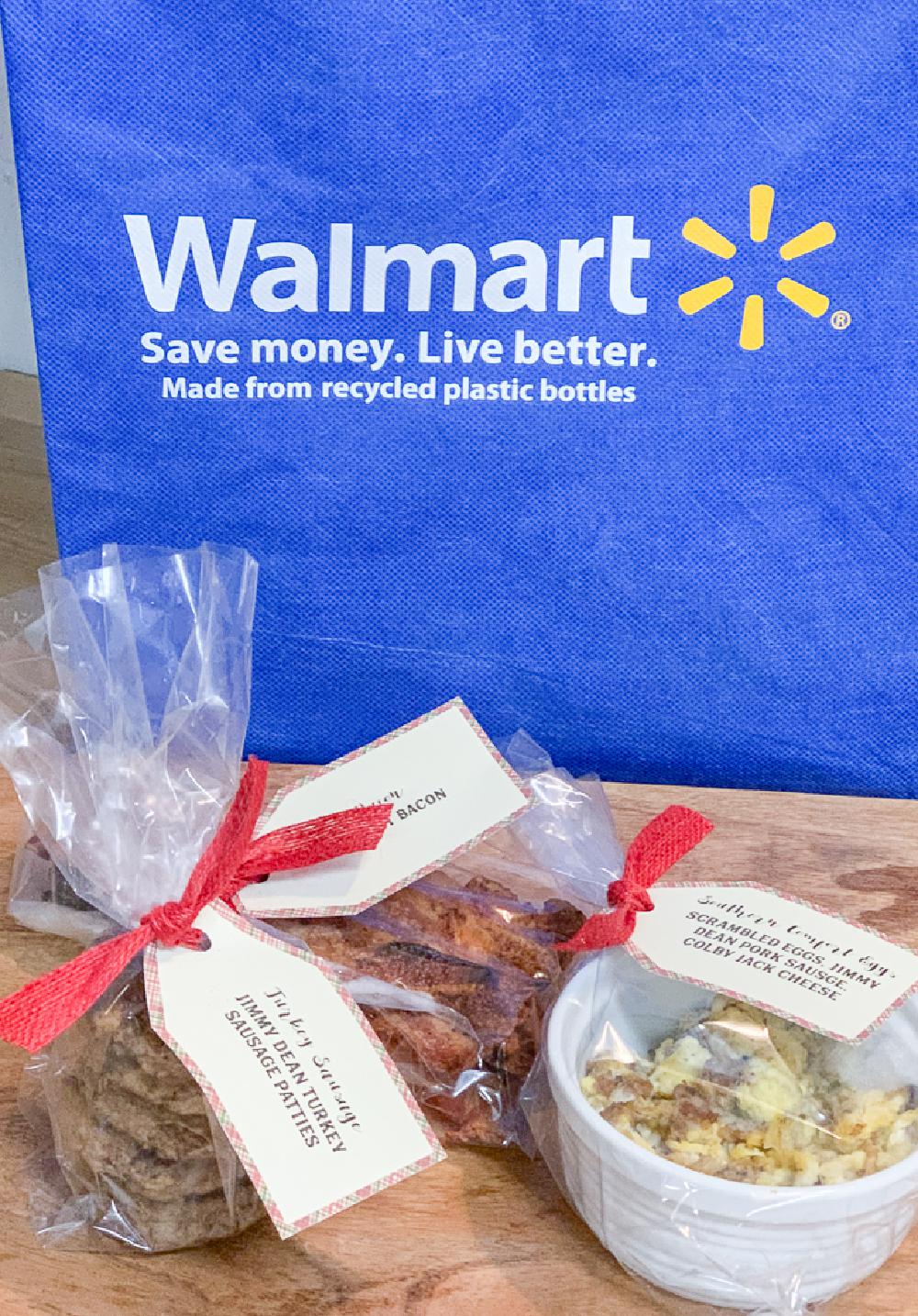 Cello Bags with Breakfast Food Walmart Bag