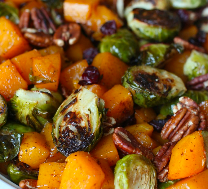 Brussel Sprouts Butternut Squash