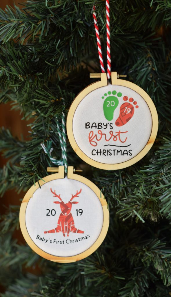 It Happens in a Blink Embroidery Hoop Ornament