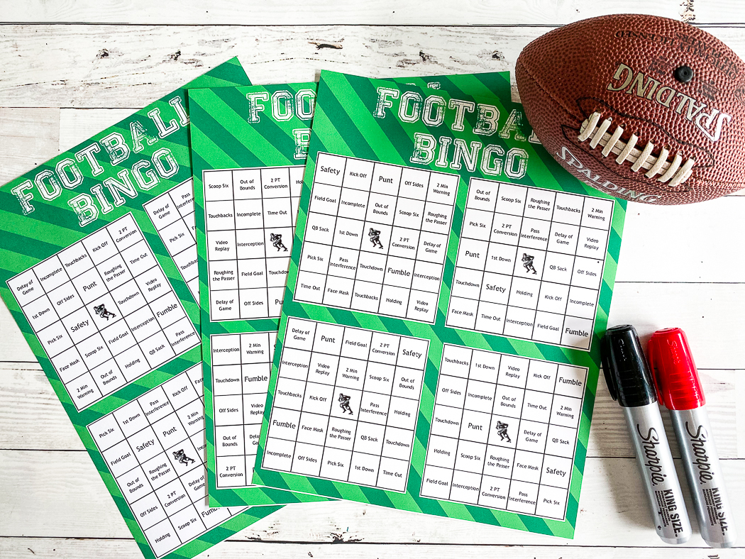 Football Bingo Printables