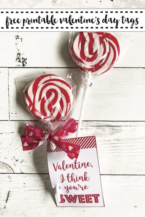 Free Printable Valentine's Day Tags - Everyday Party Magazine