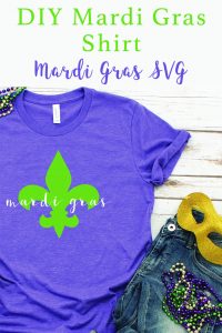 DIY Mardi Gras Shirt