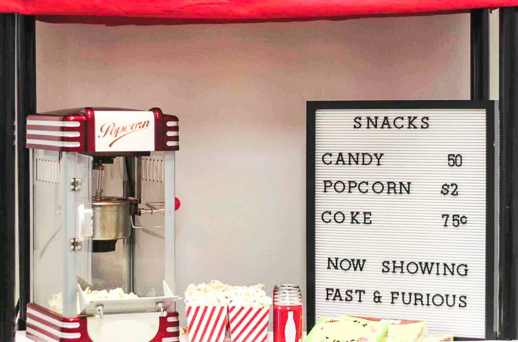 Movie Party Concession Stand