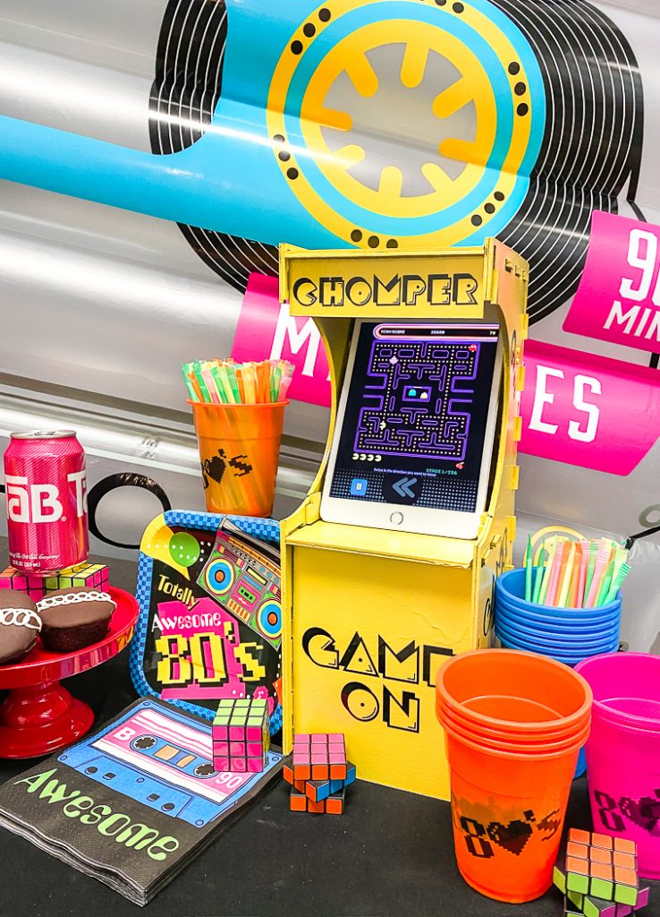 80's Party Game Cabinet