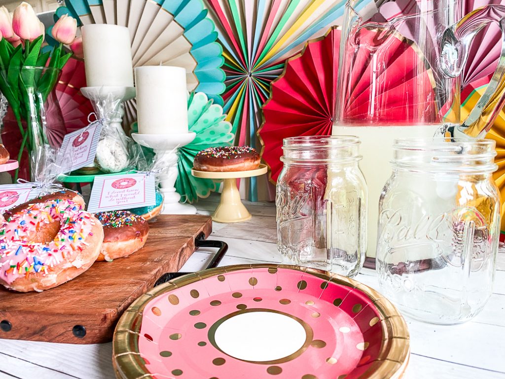 Donut Party Table