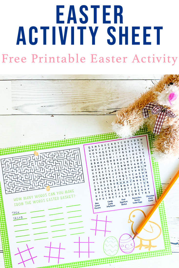 Free Printable Easter Activity Sheets - Everyday Party Magazine