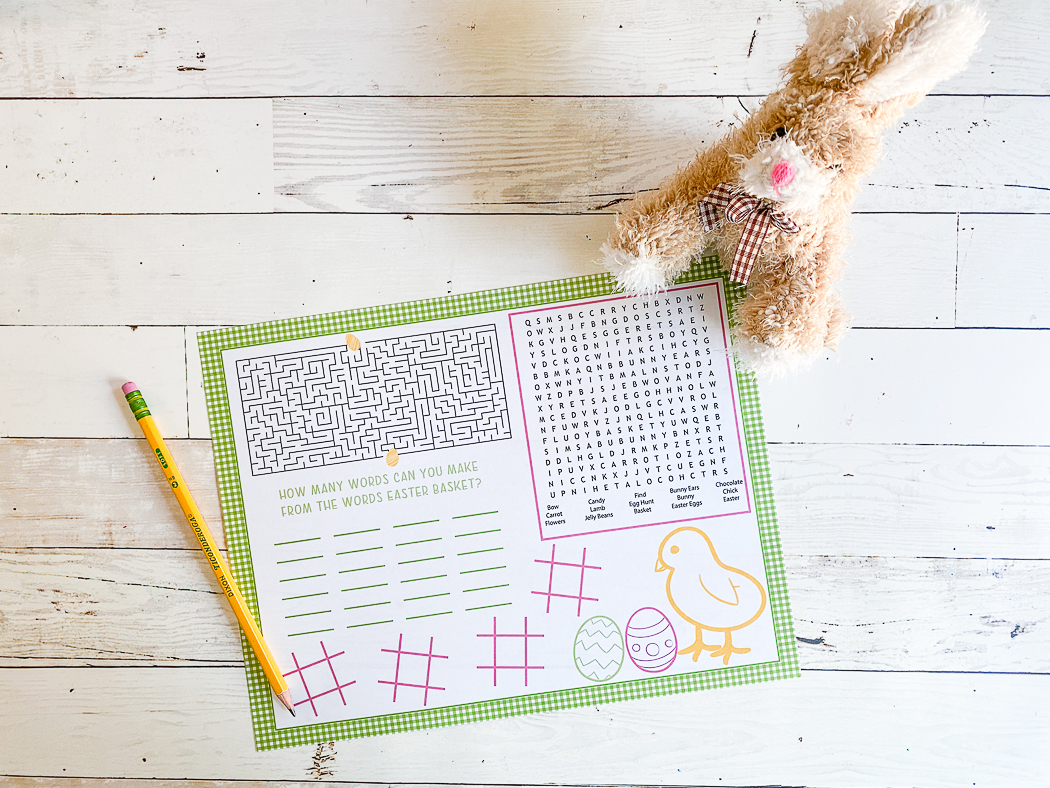 Easter Bunny Printable Easter Activity