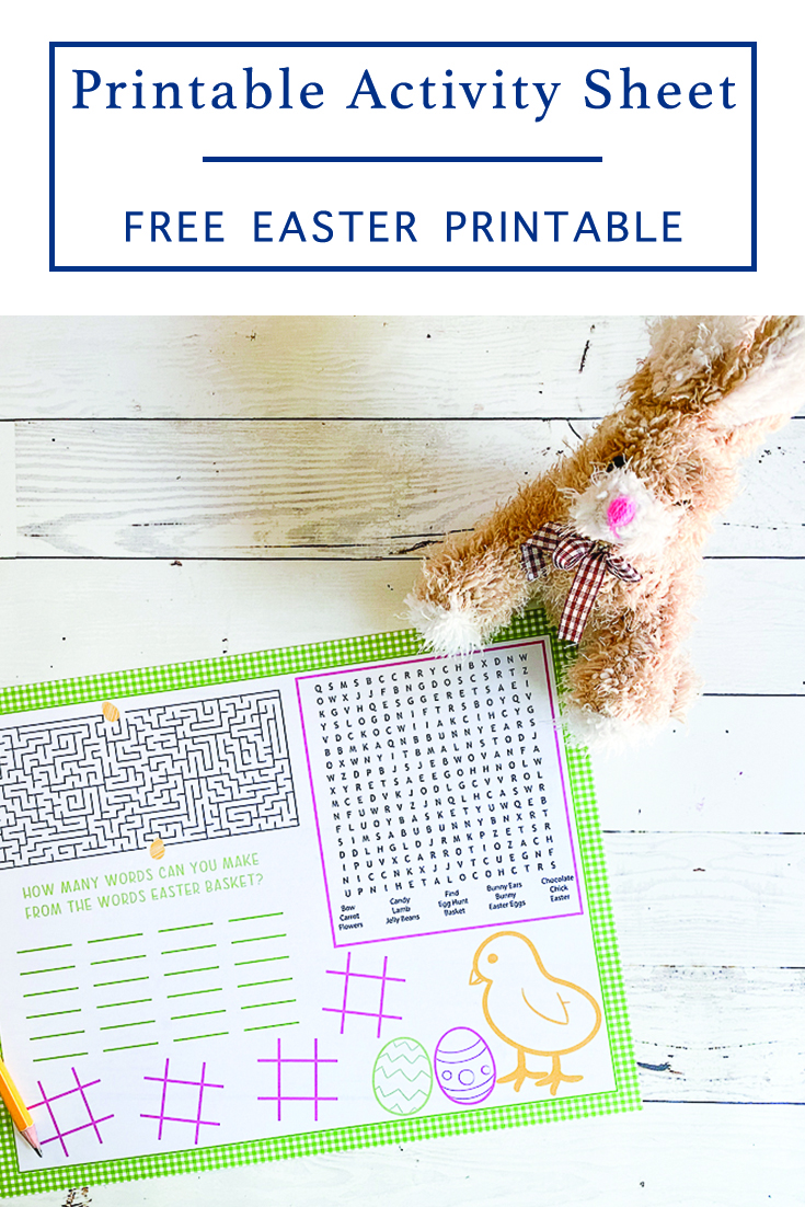 Free Printable Easter Activity Sheets - Everyday Party Magazine