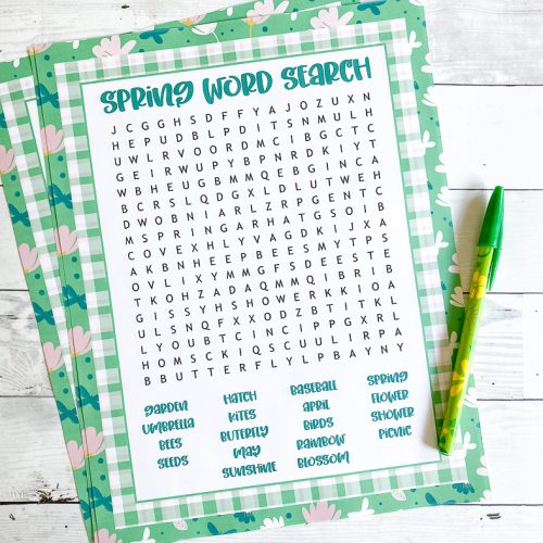 Spring Word Puzzle