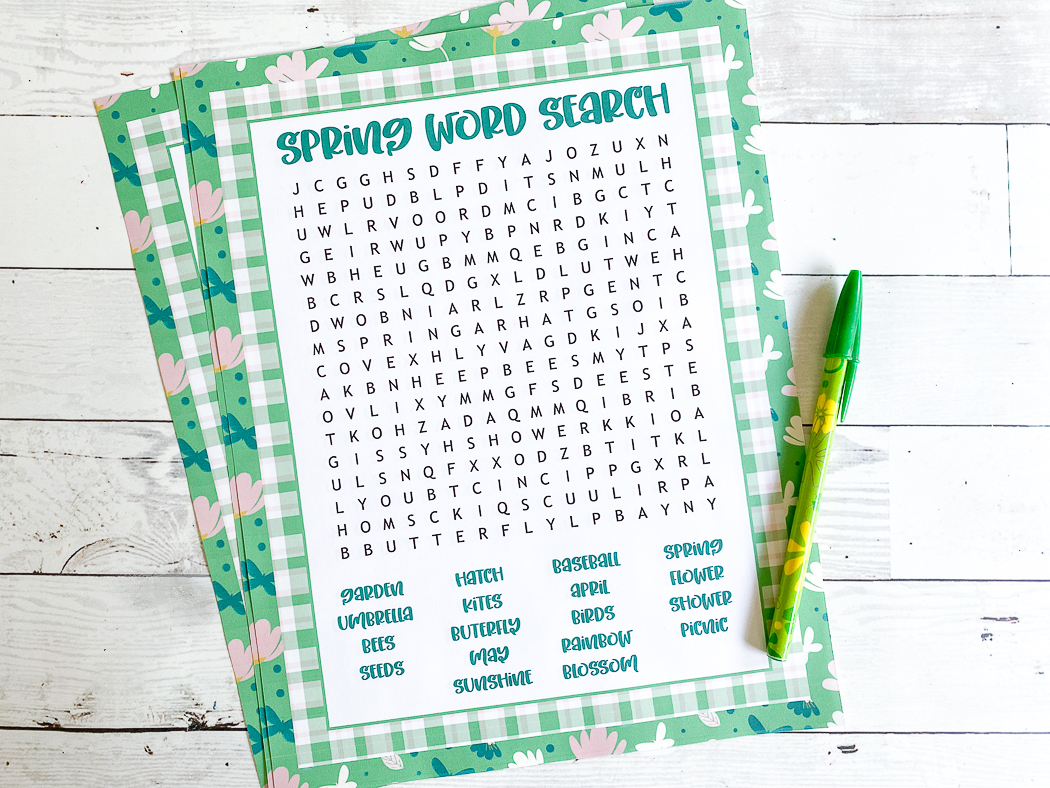 Spring Word Puzzle
