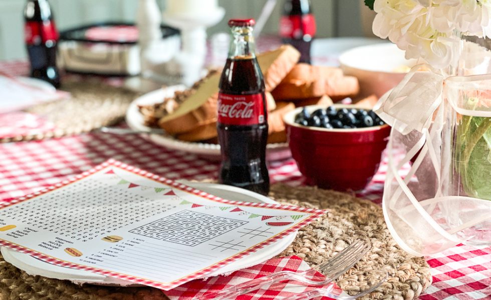 Gingham BBQ Table