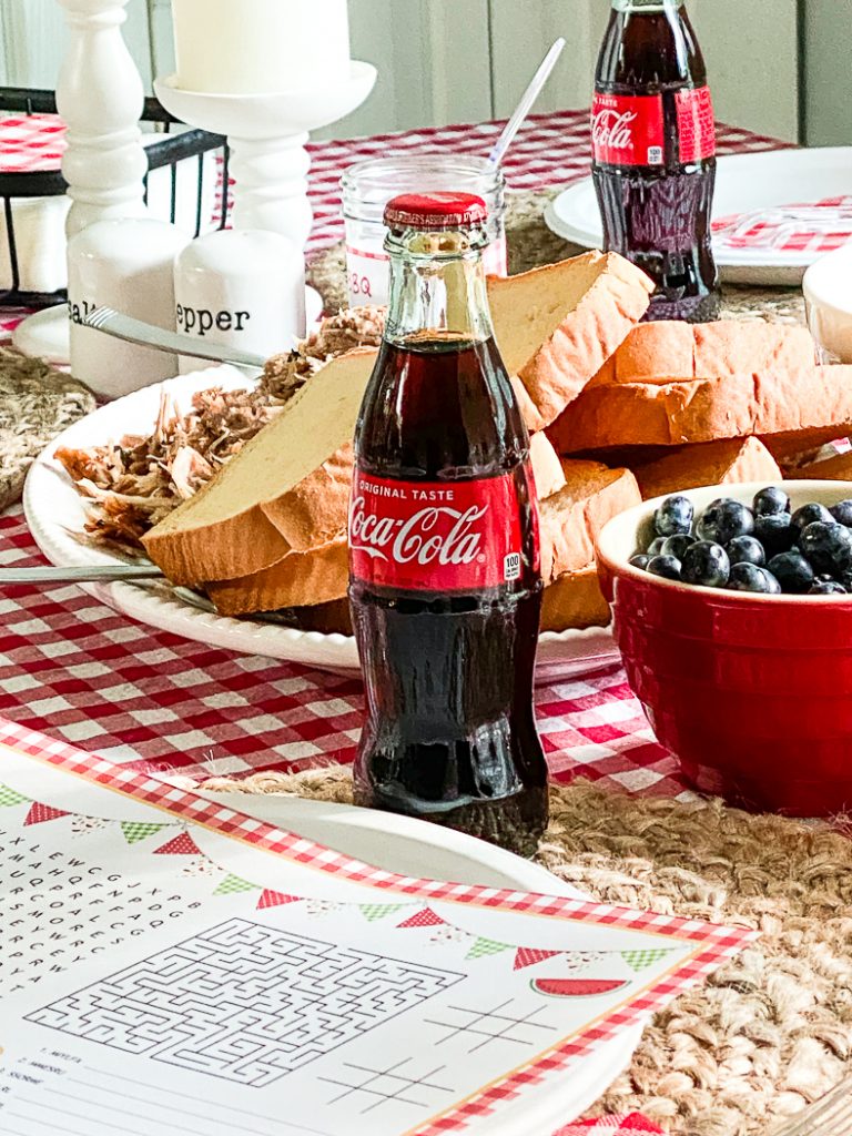 Coca Cola Dinner Plate
