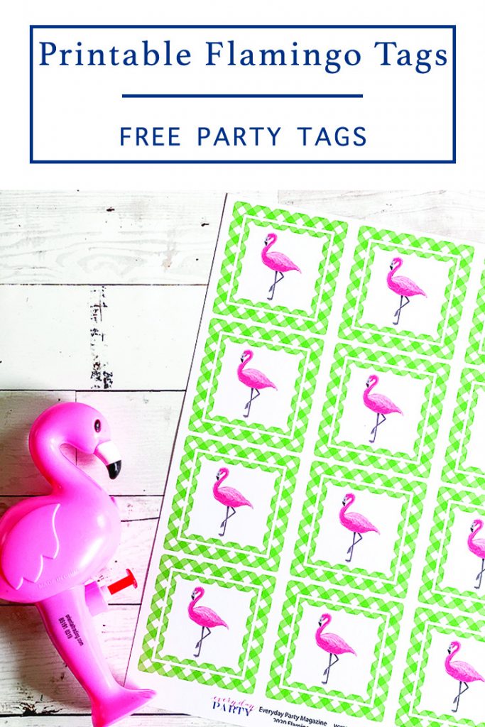 Flamingo Party Circles