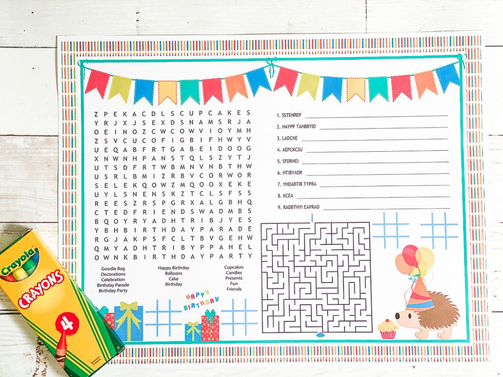 Party Printable
