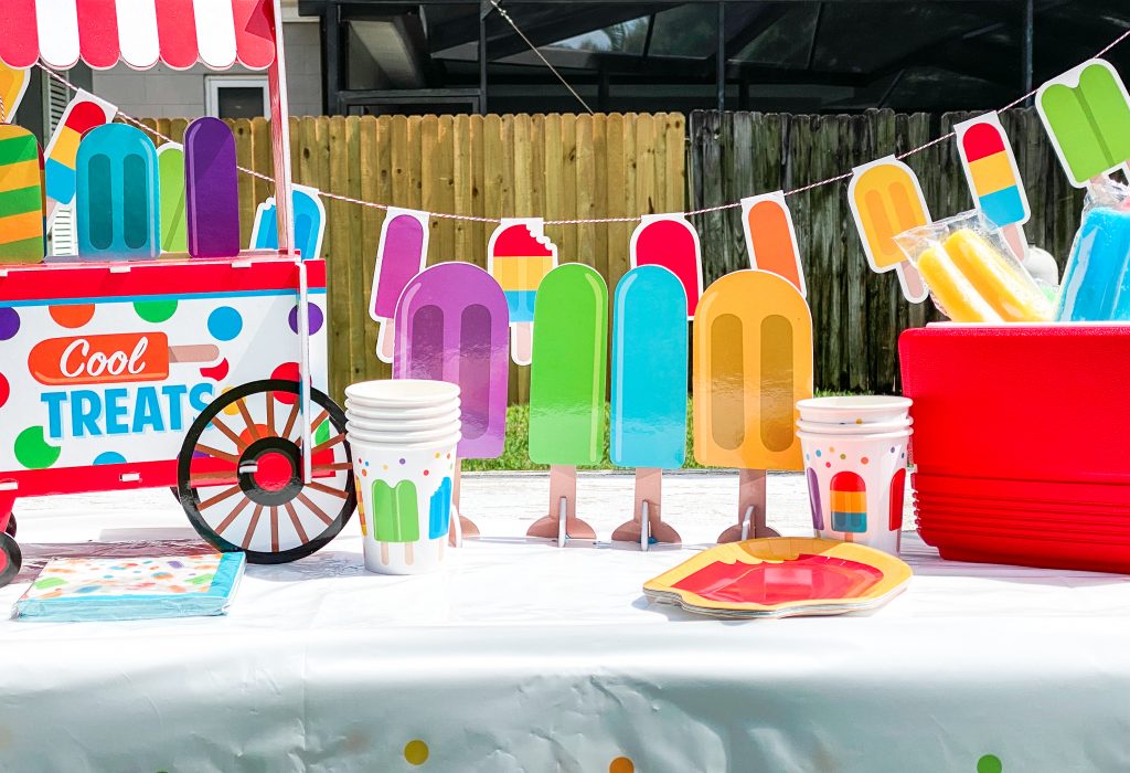 Popsicle Party Table