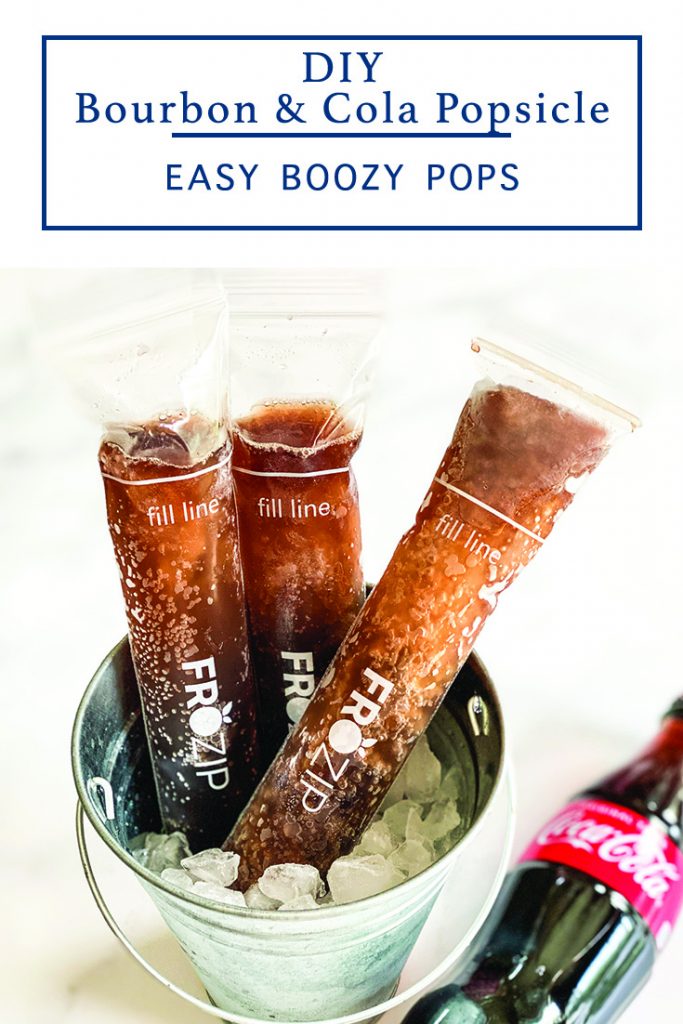 Bourbon and Cola Popsicles