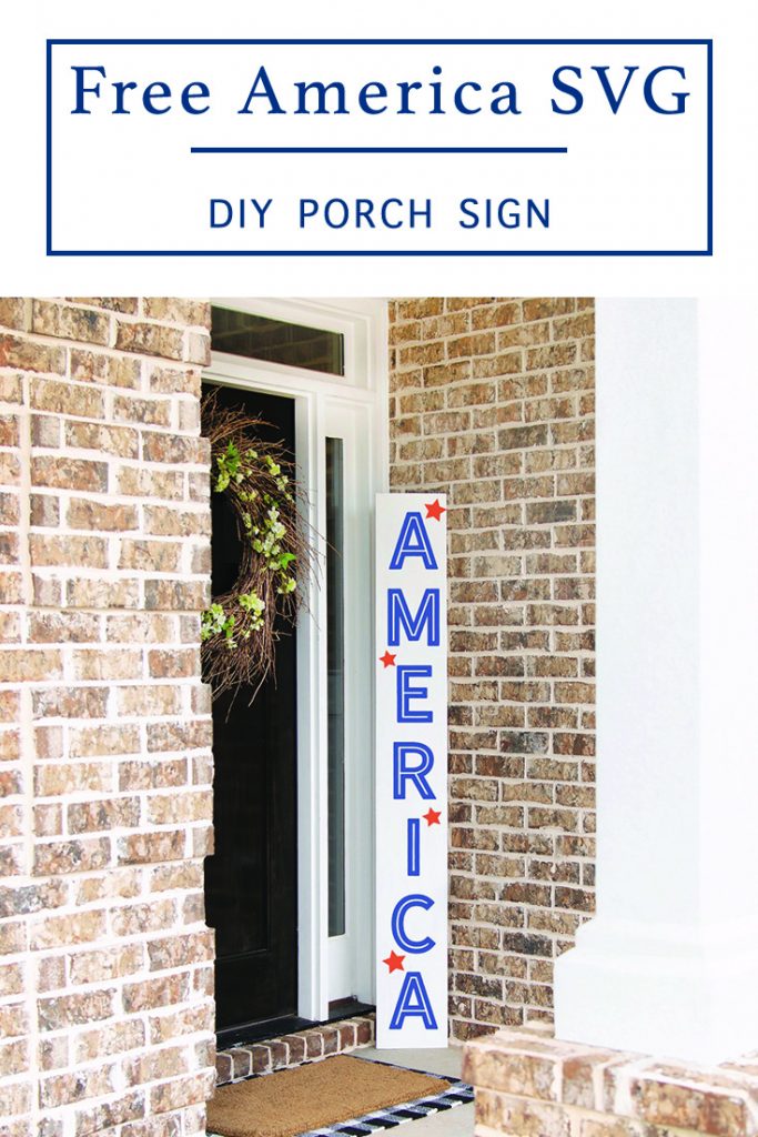 America Porch Sign