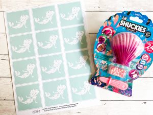 Mermaid Printable Sea Shell Toy