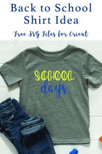 School Shirt Idea