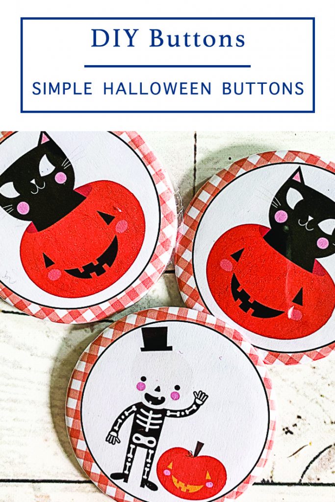 Halloween Buttons with WRMK Button Press