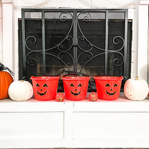 Pumpkin Halloween Buckets