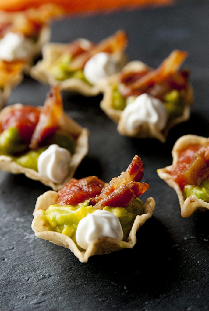 Bacon and Guacamole Appetizer