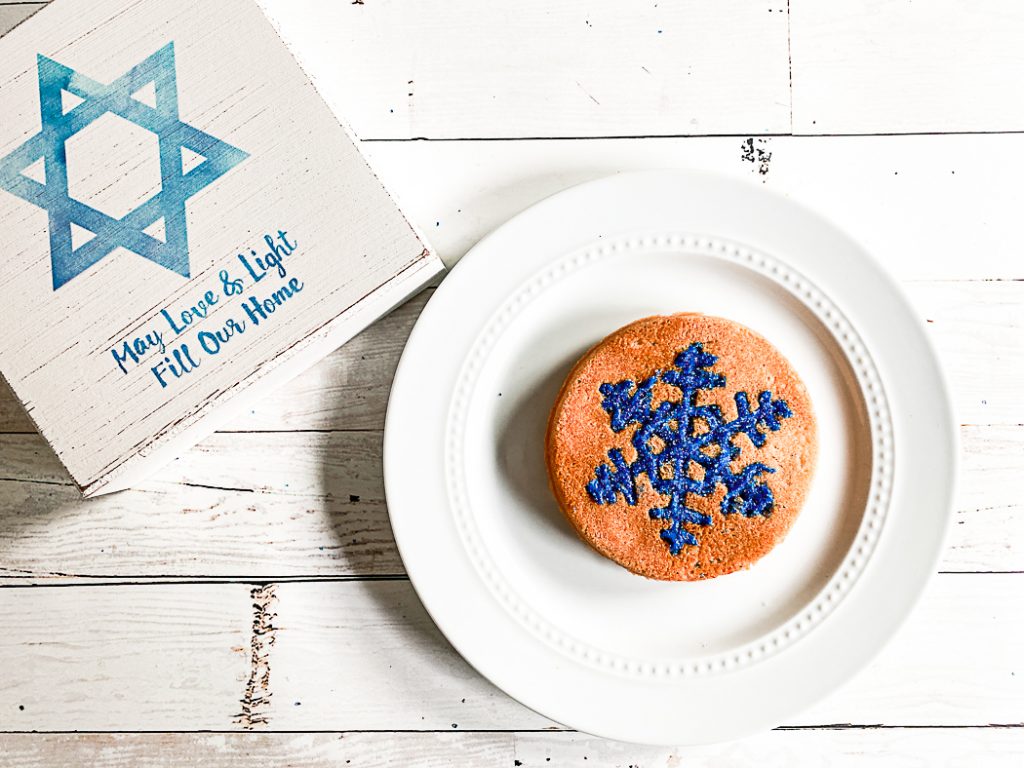 Snowflake Cookie Hanukkah Sign