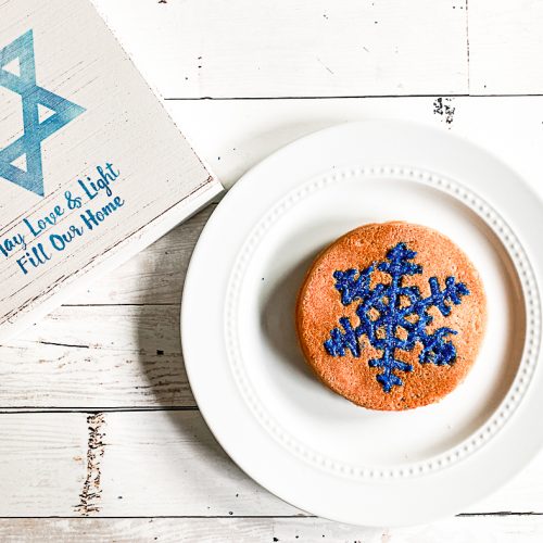 Snowflake Cookie Hanukkah Sign