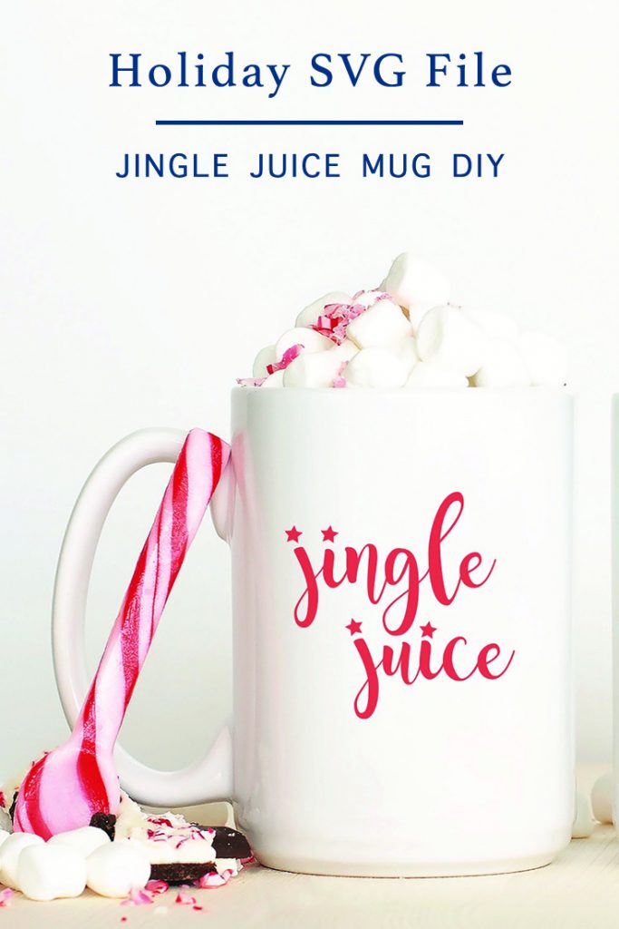 Jingle Juice Cocoa Mug Candy Cane